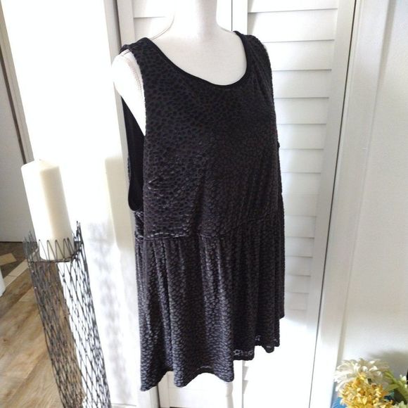 NWT 5X Torrid Peplum Leopard Burnout Velvet Sleeveless Blouse - Picture 3 of 9